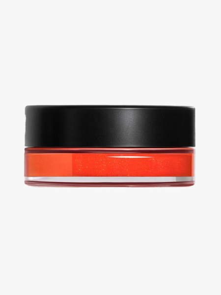 Chanel N°1 de Chanel Lip and Cheek Balm in pink jar on light grey background