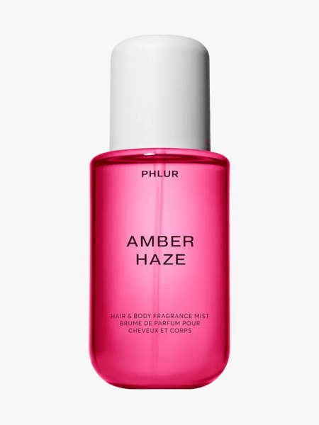 Phlur Amber Haze in branded component on a light gray background